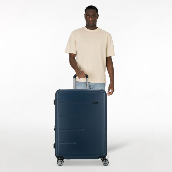 Gabol Future Plus 4 ruote Carrello 74 cm con piega di espansione