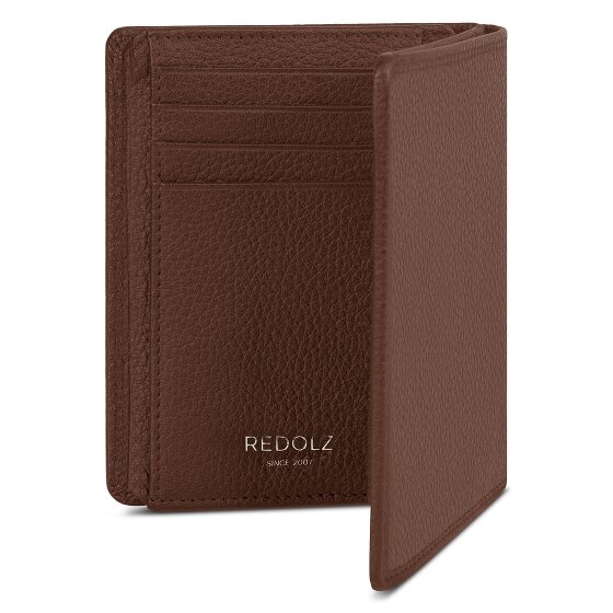 Redolz Portafoglio Leather Essentials HF in pelle RFID, 9,5 cm, apribile