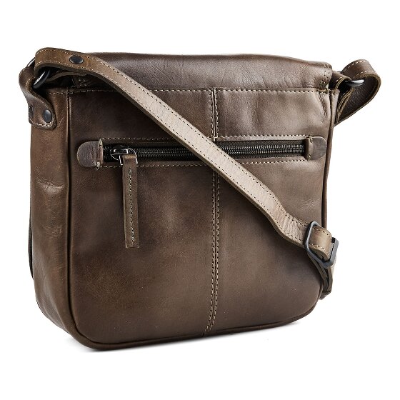 Greenburry Vintage Borsa a tracolla Vera Pelle 30 cm