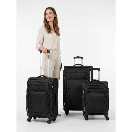 Wenger Beaumont 4 ruote Set di valigie 3 pezzi con piega di espansione