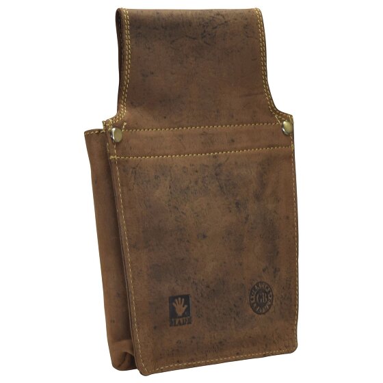 Greenburry Marsupio vintage - Portafoglio da cameriere in pelle 14,5 cm