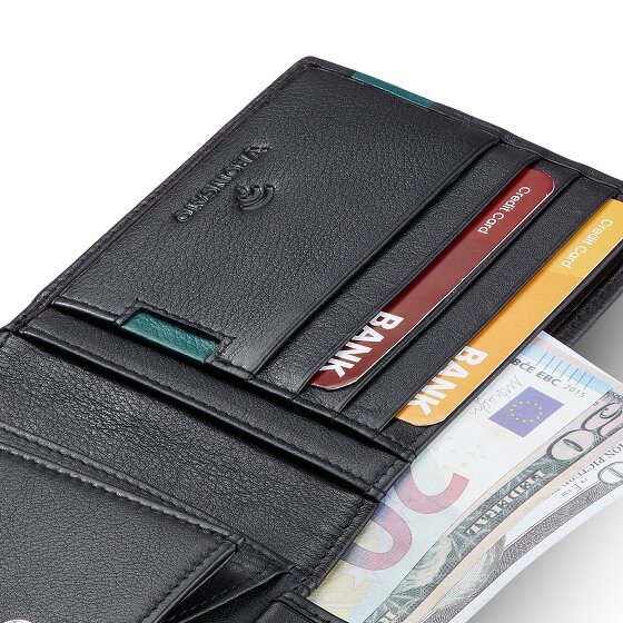 Roncato Monaco Portafoglio Protezione RFID Pelle 9 cm