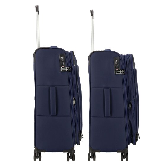 d&n Travel Line 9504 4 ruote Set di valigie 3 pezzi con piega di espansione