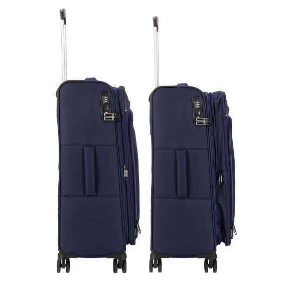 d&n Travel Line 9504 4 ruote Set di valigie 3 pezzi con piega di espansione
