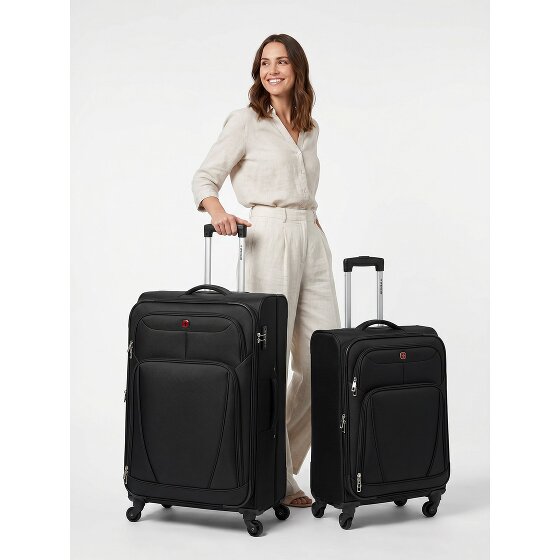 Wenger Beaumont 4 ruote Set di valigie 2 pezzi con piega di espansione