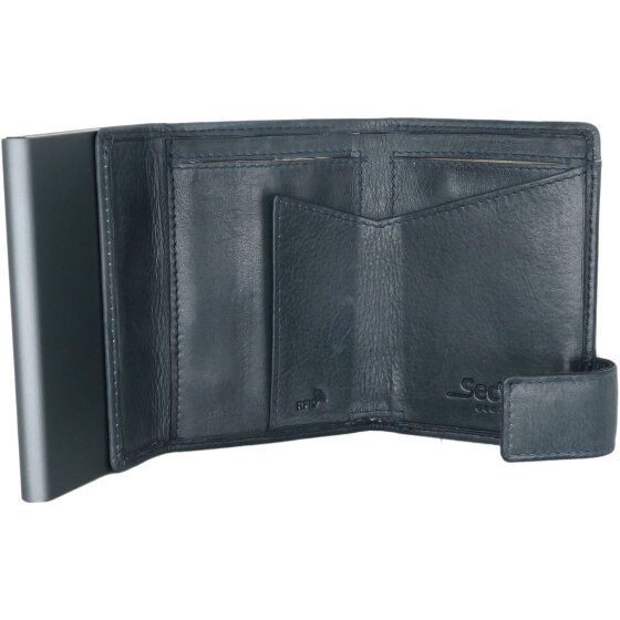 SecWal SecWal 1 Custodia per carte di credito Portafoglio RFID in pelle 9 cm SecWal SecWal 1 Custodia per carte di credito Portafoglio RFID in pelle 9 cm