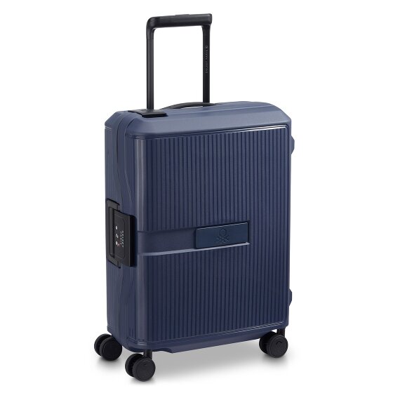 Delsey Paris x United Colors of Benetton Color Block Hardside Trolley da cabina a 4 ruote 55 cm