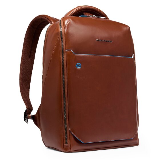 Piquadro Blue Square Zaino da giorno Protezione RFID Pelle 39 cm Scomparto per laptop