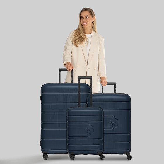 Redolz Essentials 11 4 ruote Set di valigie 3 pezzi con piega di espansione