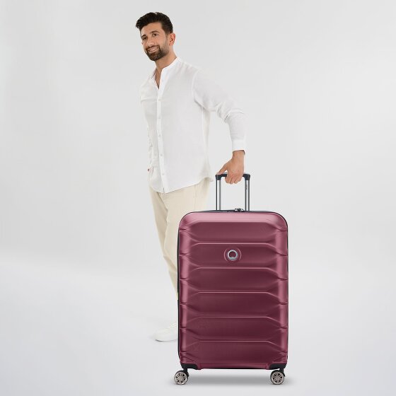 Delsey Paris Meteor 4 ruote Carrello L 78 cm con piega di espansione