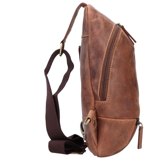 Greenburry Borsa a tracolla vintage in pelle 32 cm
