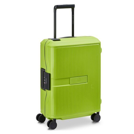 Delsey Paris x United Colors of Benetton Color Block Hardside Trolley da cabina a 4 ruote 55 cm