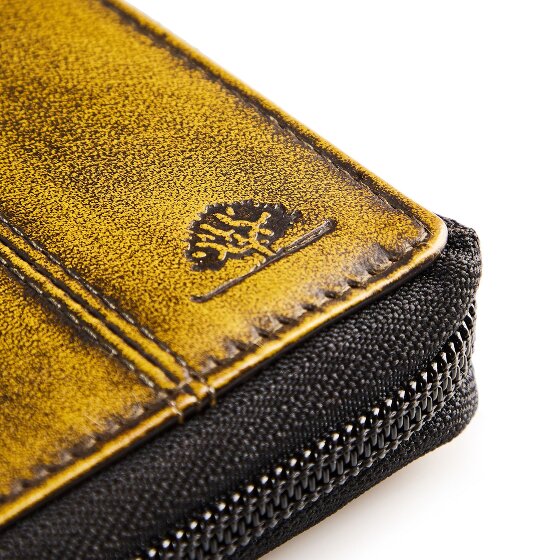 Greenburry Destressed Portafoglio Protezione RFID Pelle 10.5 cm