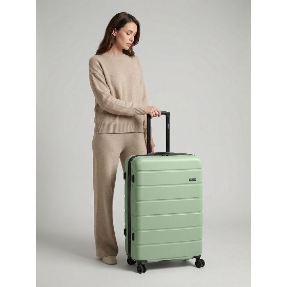 Saxoline Miami 4 ruote Carrello L 75 cm con piega di espansione