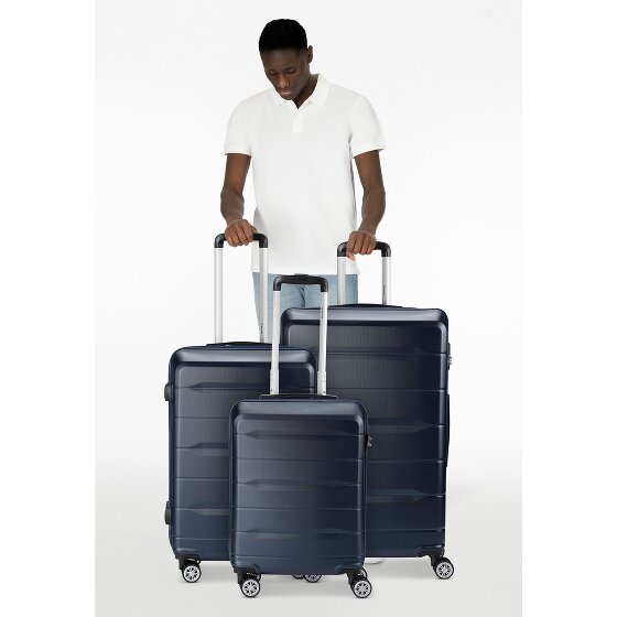 Benzi 5583 4 ruote Set di valigie 3 pezzi