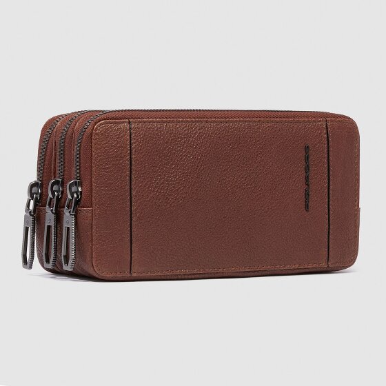 Piquadro Cronus Borsa da toilette Vera Pelle 19.5 cm