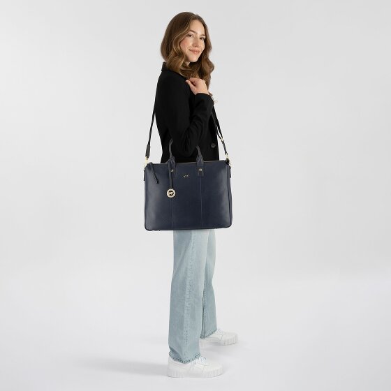 Braun Büffel Hanna Borsa shopper Vera Pelle 39 cm Vano porta PC