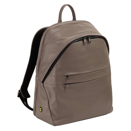 DuDu New York Zaino da giorno Vera Pelle 41 cm Vano porta PC