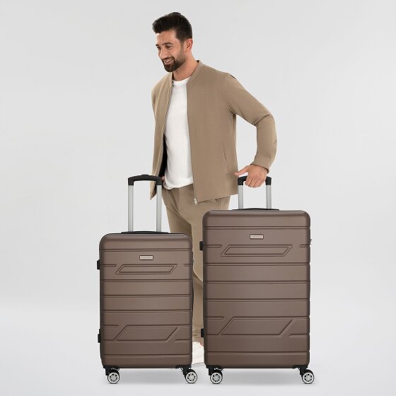 Nowi Bergamo 4 ruote Set di valigie 2 pezzi