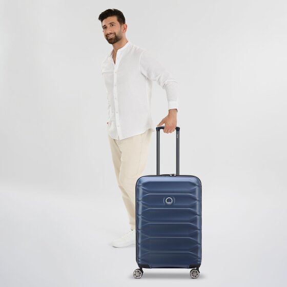 Delsey Paris Meteor 4 ruote Carrello 68 cm con piega di espansione