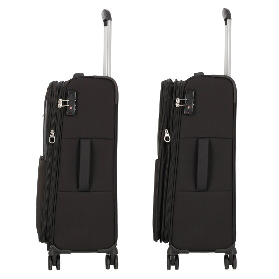 American Tourister Star Max 4 ruote Set di valigie 3 pezzi con piega di espansione