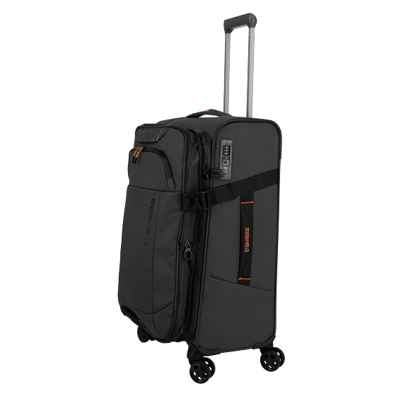 Travelite Briize 4 ruote Carrello M 67 cm con piega di espansione
