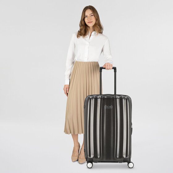 Samsonite Lite-Cube Dlx Chrome 4 ruote Carrello 76 cm