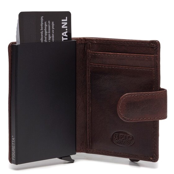 The Chesterfield Brand Prague Custodia per carta di credito Protezione RFID Pelle 7 cm