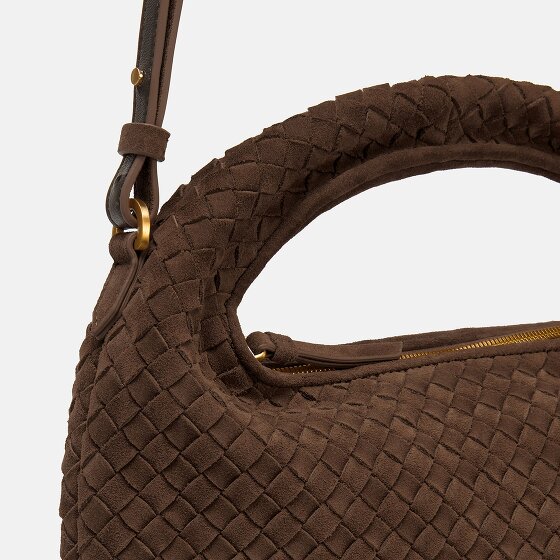 LES VISIONNAIRES Sadie Weave Borsetta Pelle 37 cm