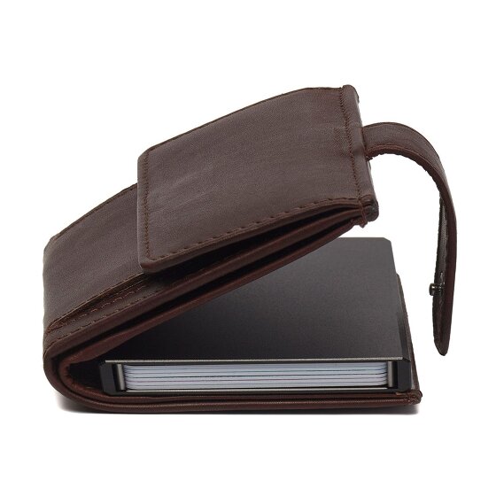 The Chesterfield Brand Leipzig Custodia per carta di credito Protezione RFID Pelle 7.5 cm