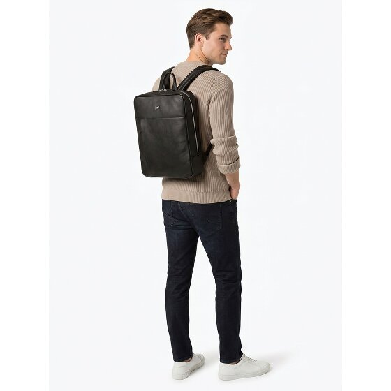 Braun Büffel Golf 3.0 Zaino da lavoro Vera Pelle 37 cm Vano porta PC