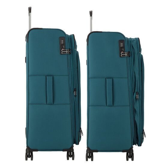 d&n Travel Line 9504 4 ruote Carrello L 76 cm con piega di espansione