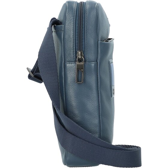 Piquadro Akron Borsa a tracolla in pelle 22 cm