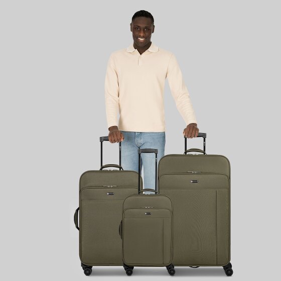 Check.In Sevilla 2.0 4 ruote Set di valigie 3 pezzi