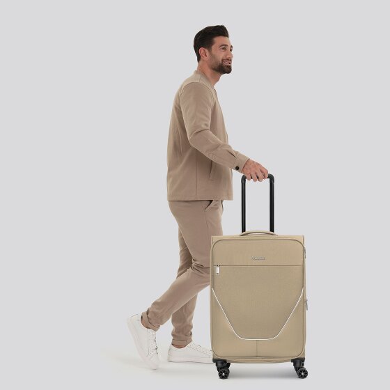 Stratic taska Trolley a 4 ruote M 65 cm con piega a espansione
