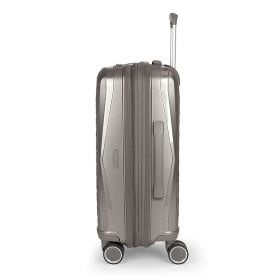 Gabol Queens 4 ruote Set di valigie 4 pezzi con piega di espansione