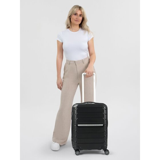 Samsonite Flux 4 ruote Carrello della cabina 55 cm con piega di espansione