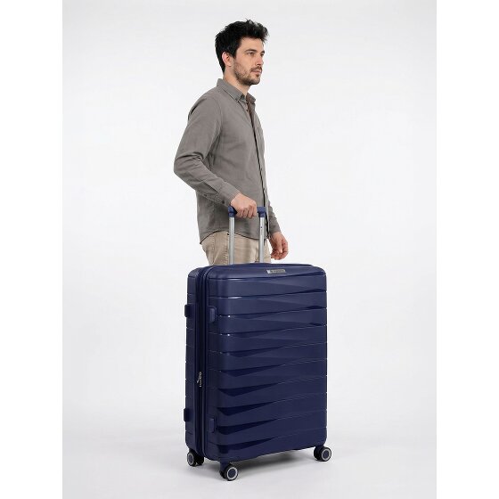 Franky London 4 ruote Carrello L 74 cm espandibile