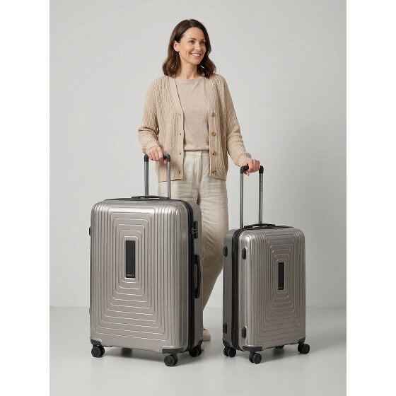 Redolz Essentials 14 4 ruote Set di valigie 2 pezzi con piega di espansione