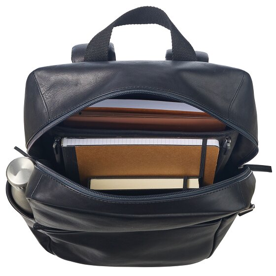 Leonhard Heyden Hamburg Zaino in pelle 40 cm Scomparto per laptop