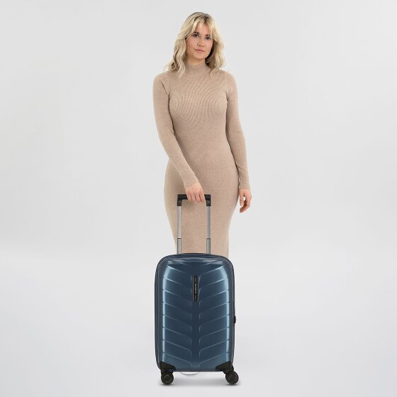 Samsonite Attrix 4 ruote Carrello della cabina 55 cm con piega di espansione
