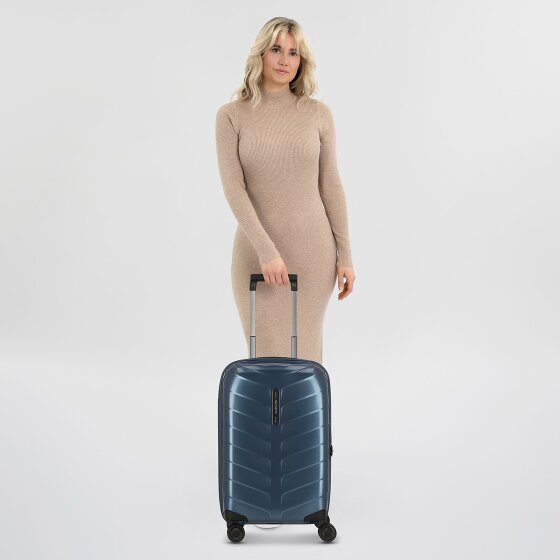 Samsonite Attrix 4 ruote Carrello della cabina 55 cm con piega di espansione
