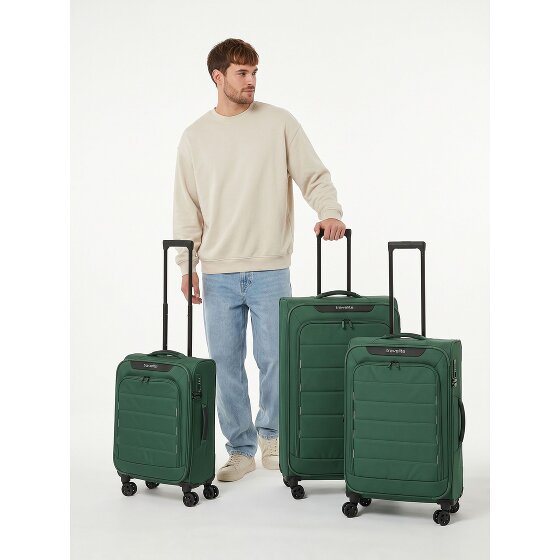 Travelite Skaii 4 ruote Set di valigie 3 pezzi espandibile