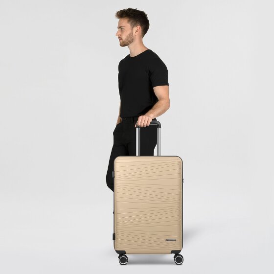 Franky Dallas 3.0 Carrello a 4 ruote M 65 cm con piega elastica