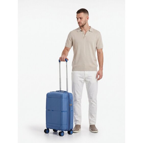 Benzi 5899 4 ruote Trolley cabina S 55 cm espandibile