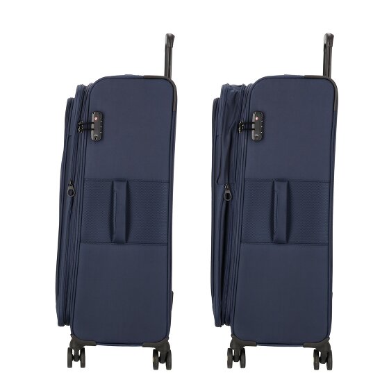 d&n Travel Line 9704 4 ruote Carrello L 78 cm con piega di espansione