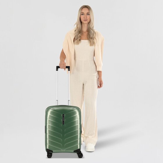 Samsonite Attrix 4 ruote Carrello della cabina 55 cm con piega di espansione