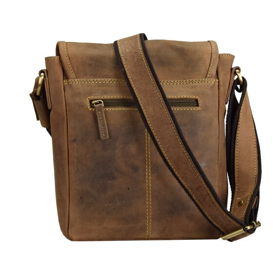 Greenburry Borsa a tracolla vintage in pelle 23 cm