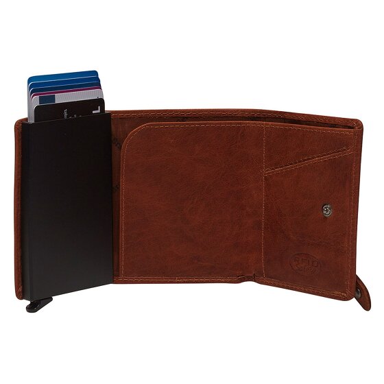 The Chesterfield Brand Paris Custodia per carta di credito Protezione RFID Pelle 7 cm