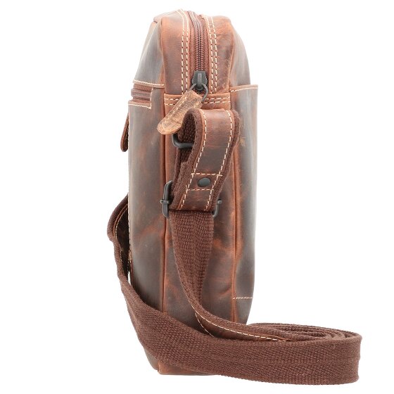 Jack Kinsky Baltimora 2 Borsa a tracolla in pelle 20 cm